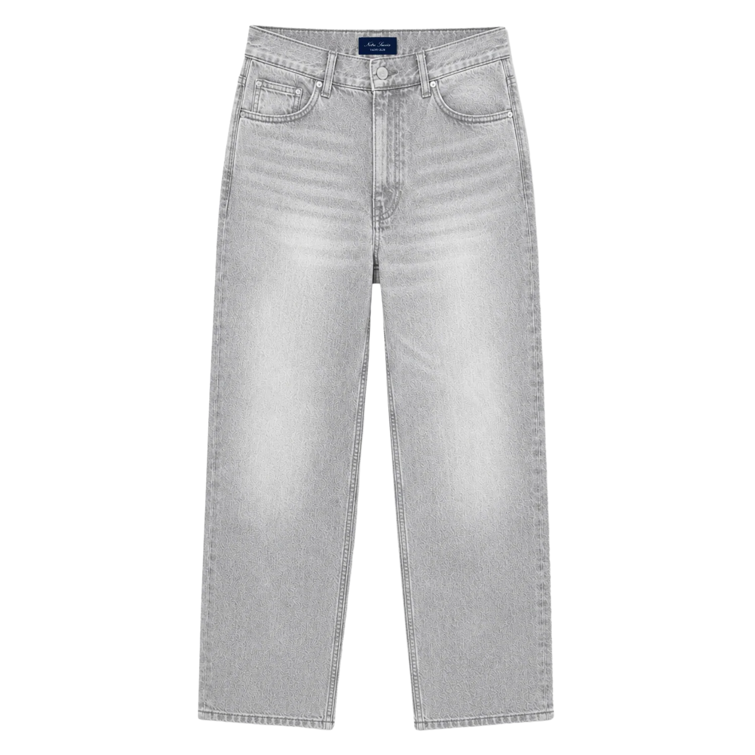 Relaxed Straight Fit Jeans Grey