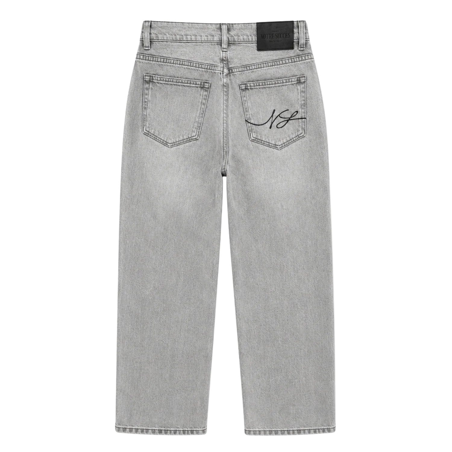 Relaxed Straight Fit Jeans Grey - Image 3