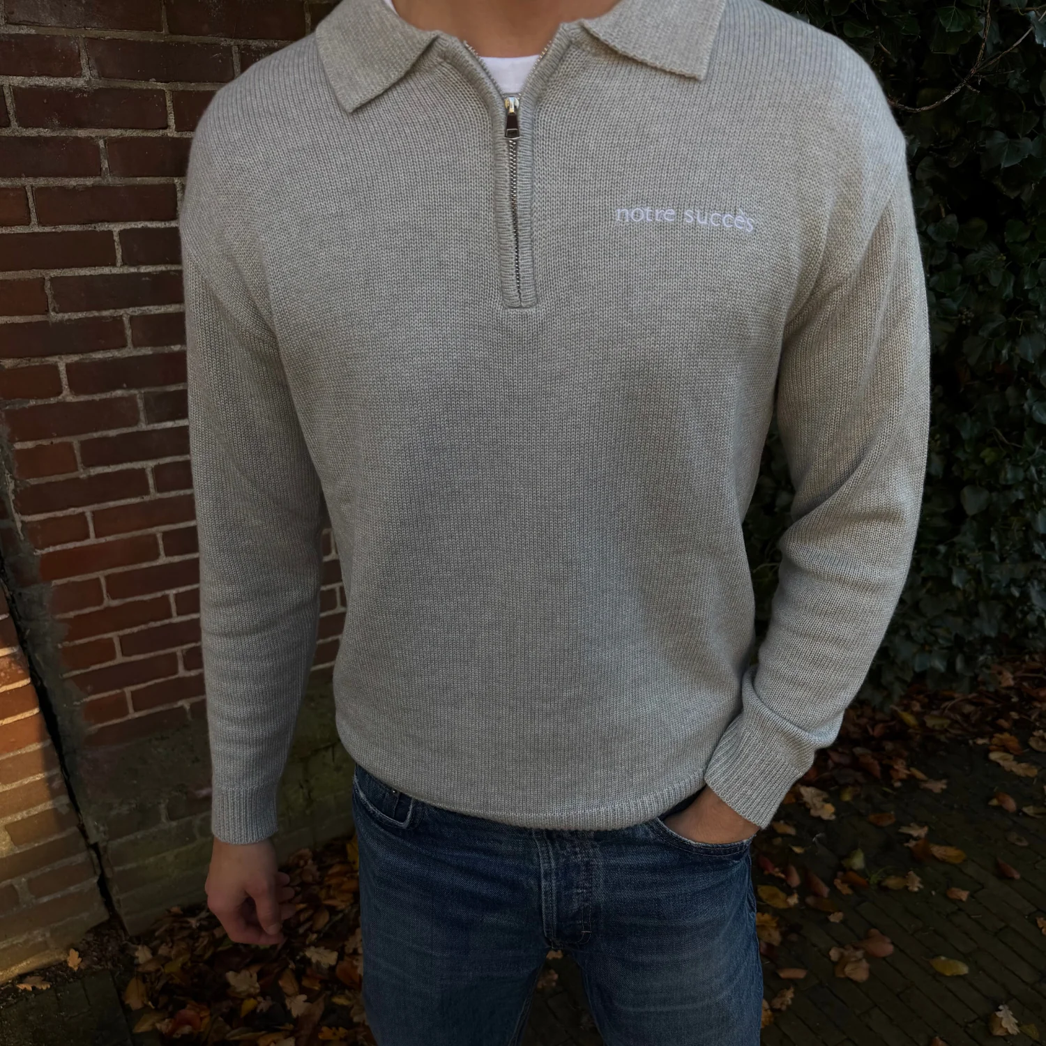 Wool Half Zip - Image 4
